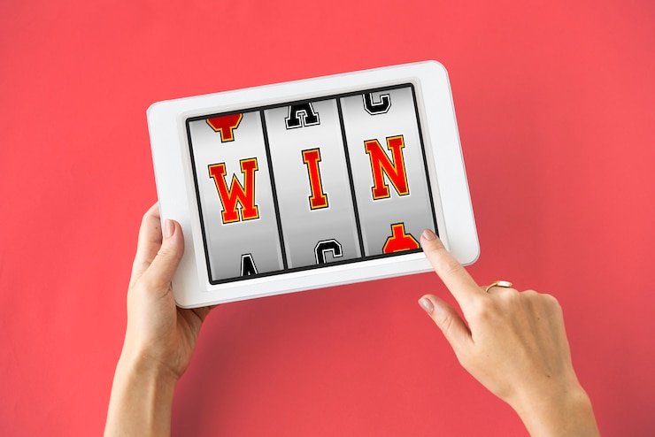 Antarmuka permainan slot Habanero menampilkan kontrol pemain yang jelas, tombol putar, dan pengatur taruhan di layar desktop